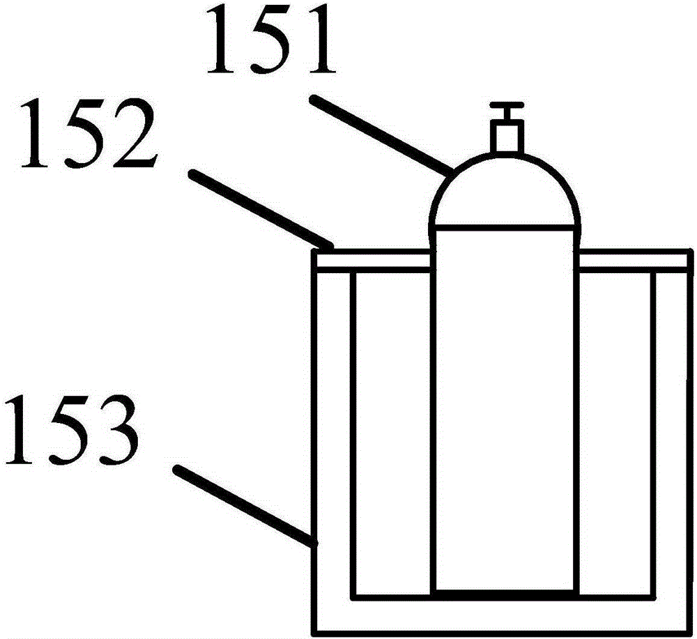 Device and method for testing PVT properties of high-purity xenon gas in a closed container