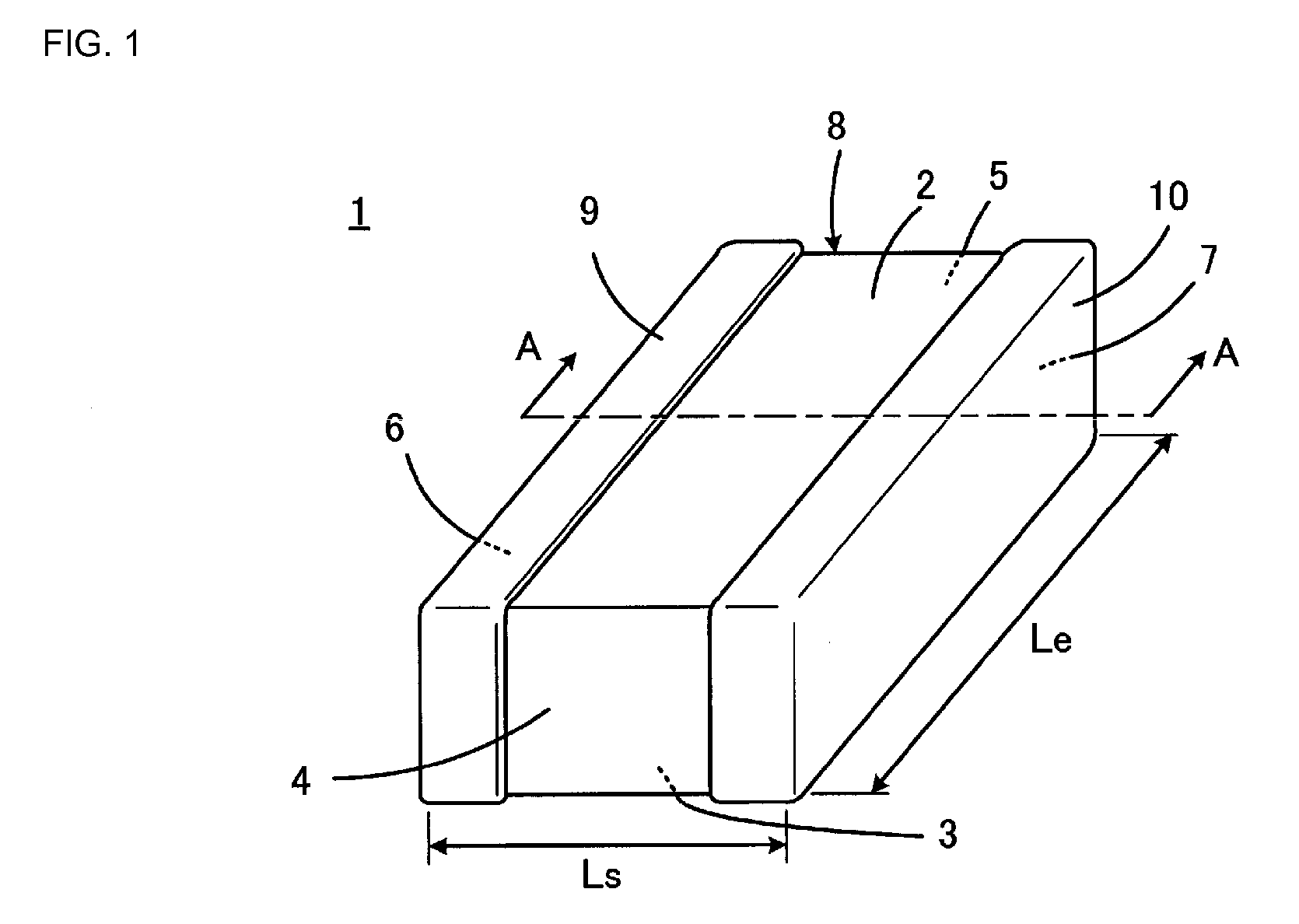 Multilayer capacitor having low equivalent series inductance and controlled equivalent series resistance