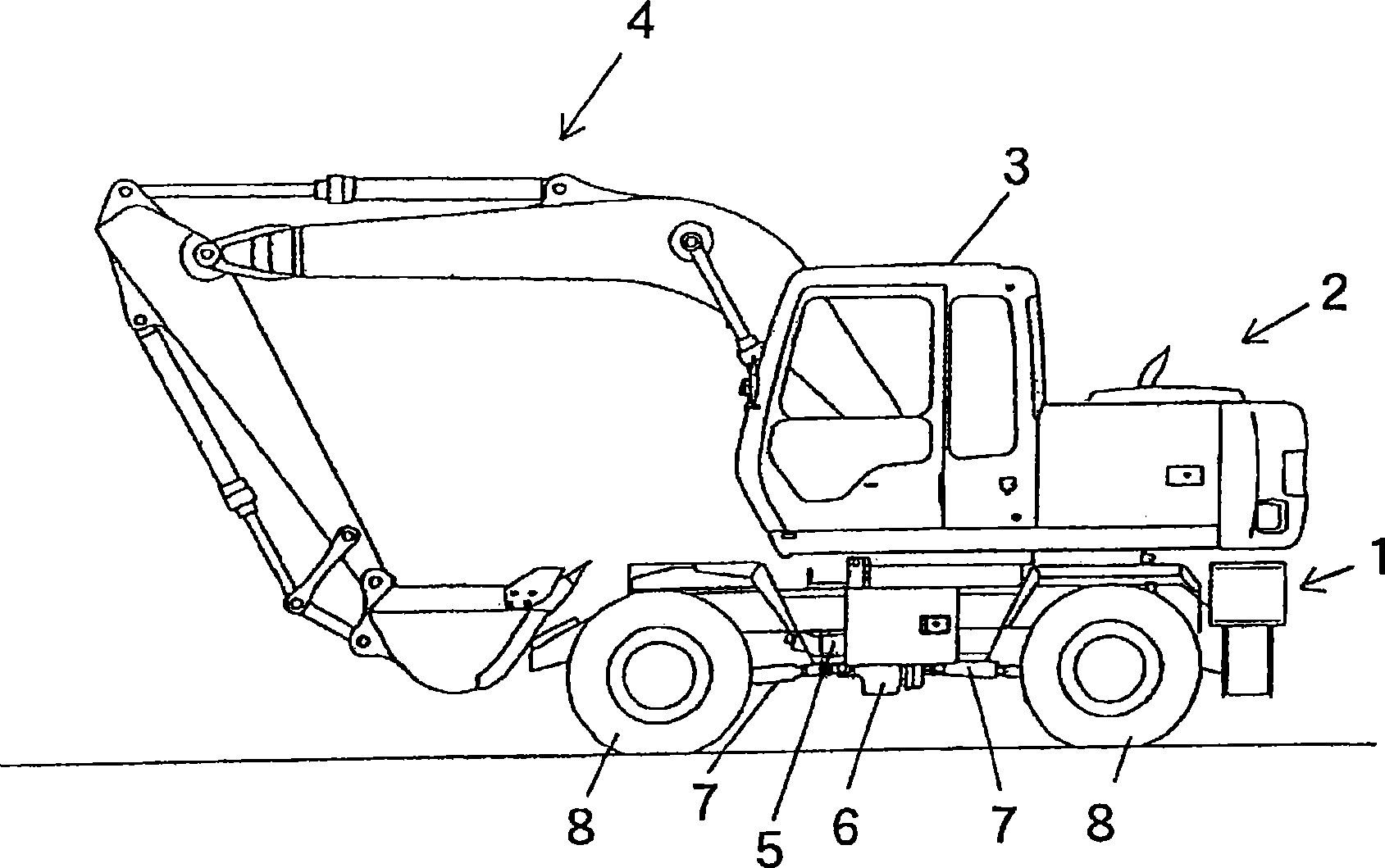 Travel controller of hydraulic drive vehicle