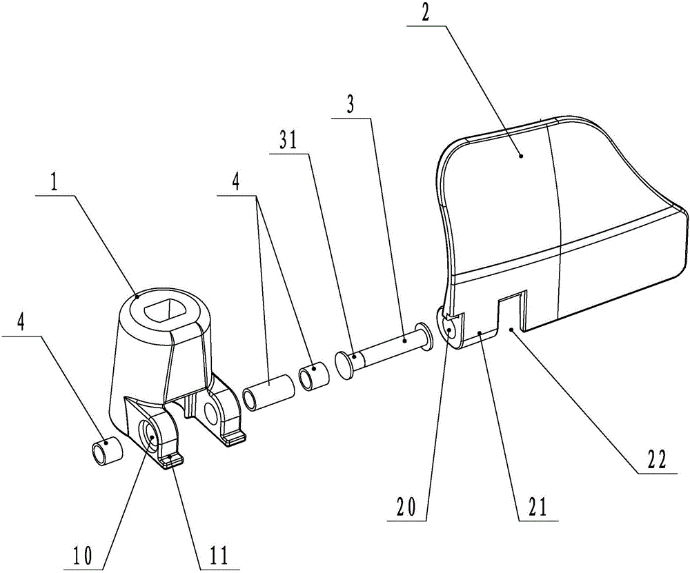 Installing structure of bread maker stirring rod