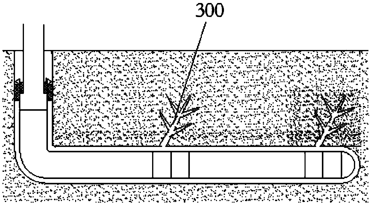 Fracturing method used for oil gas well