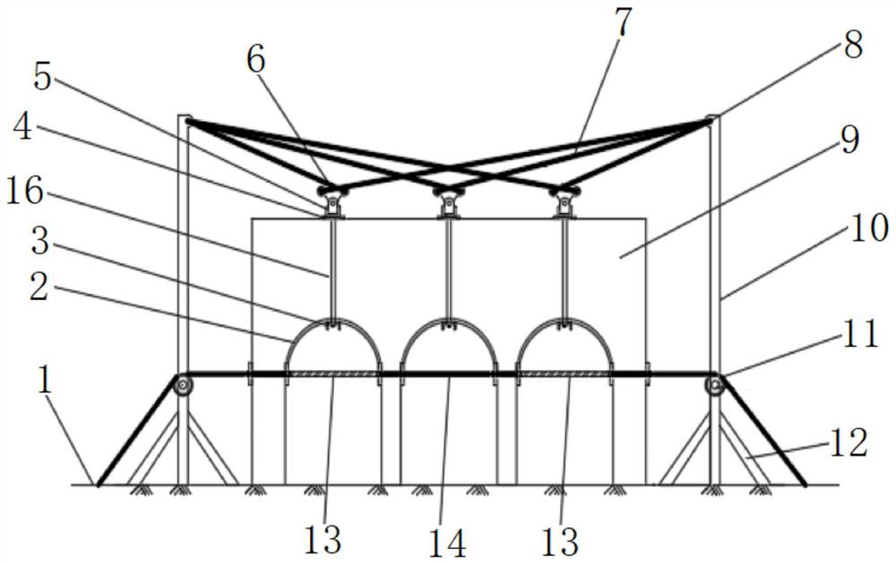 Independent cave dwelling reinforcing system