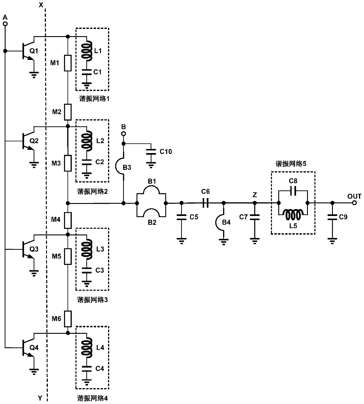 Radio frequency power amplifier