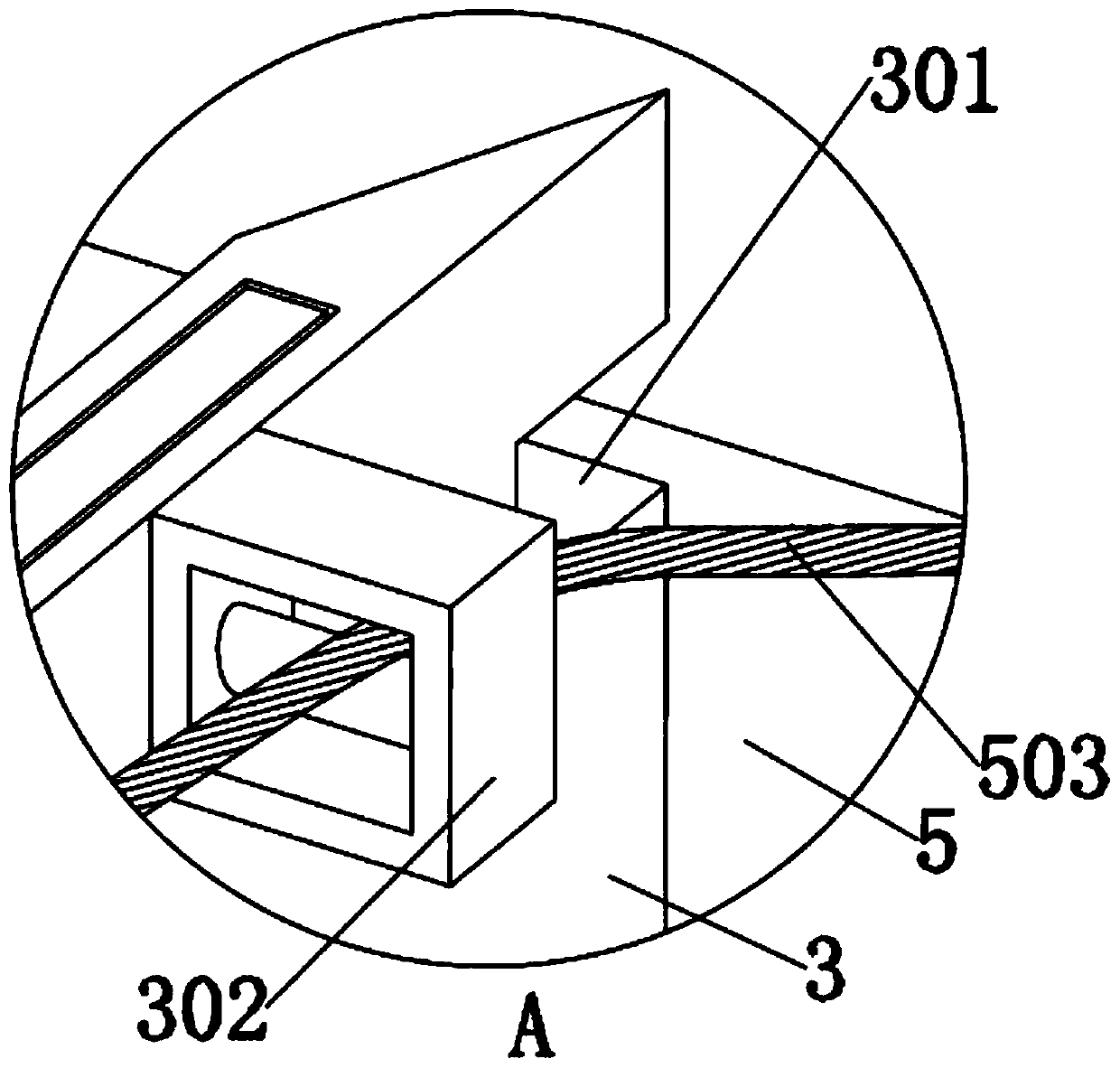 A coal pushing device for fuel transportation in thermal power plants