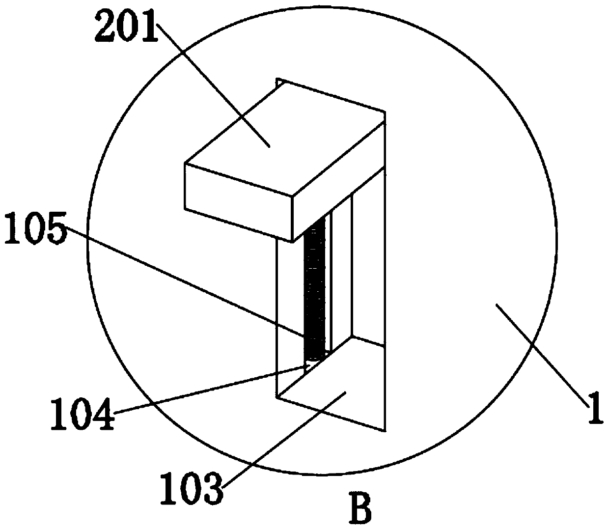 A coal pushing device for fuel transportation in thermal power plants