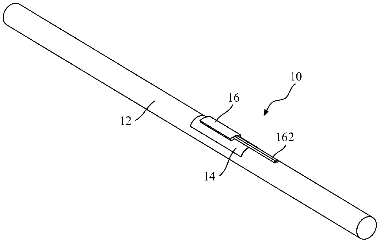 Intelligent cable with built-in sensor and sensor packaging method