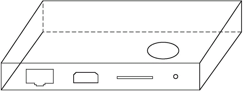 Networking device for network television with antiskid remote controller