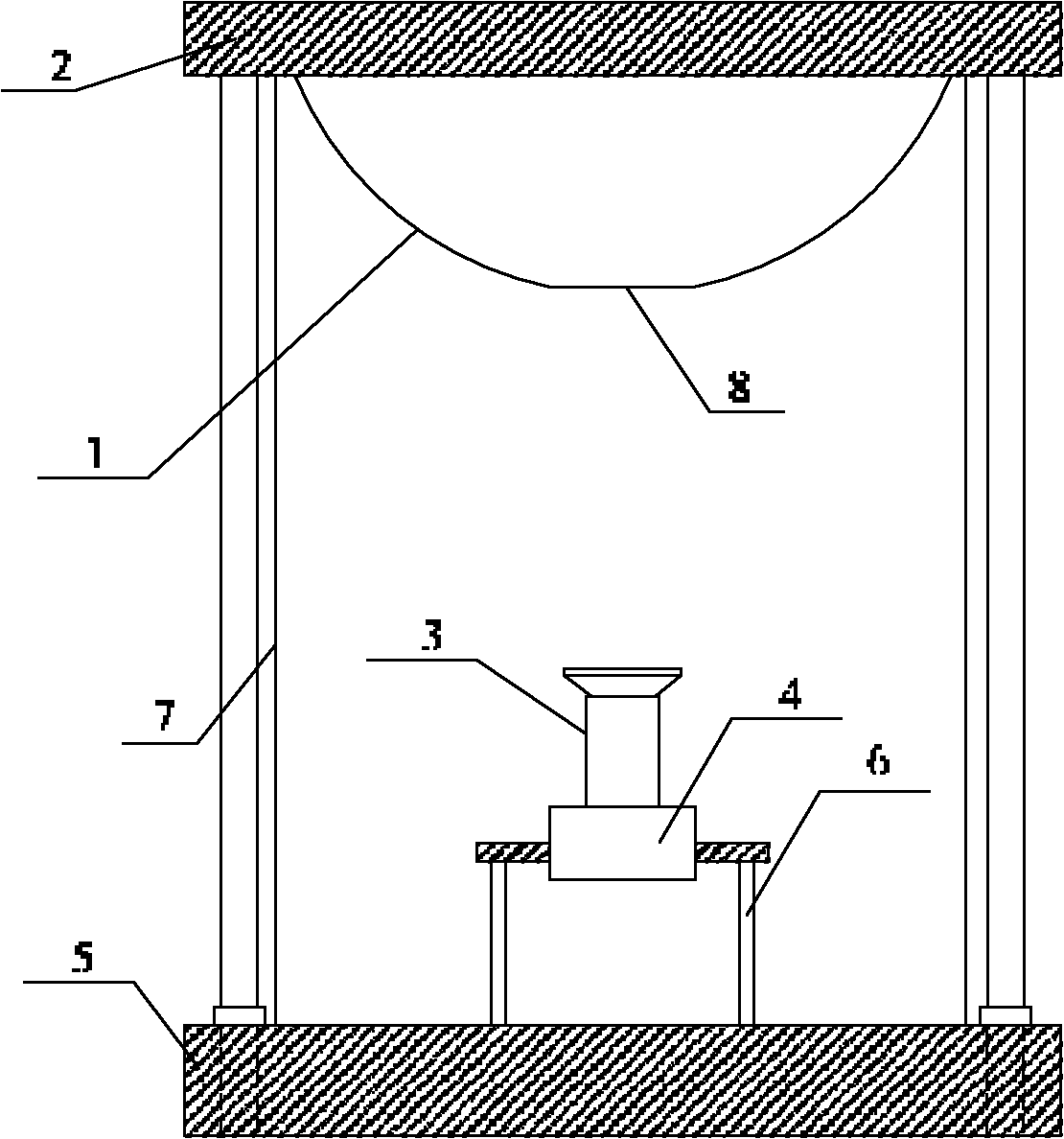 Apparatus for rapidly correcting installation position of panoramic vision measuring system