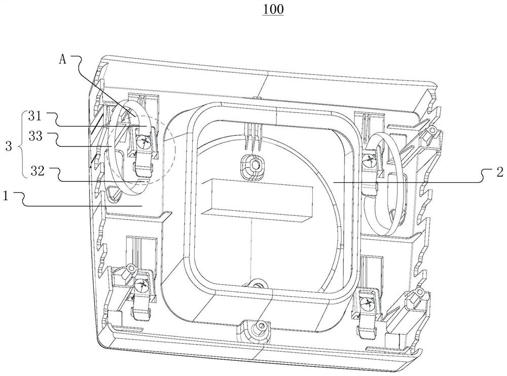 Charging port cover assembly and automobile