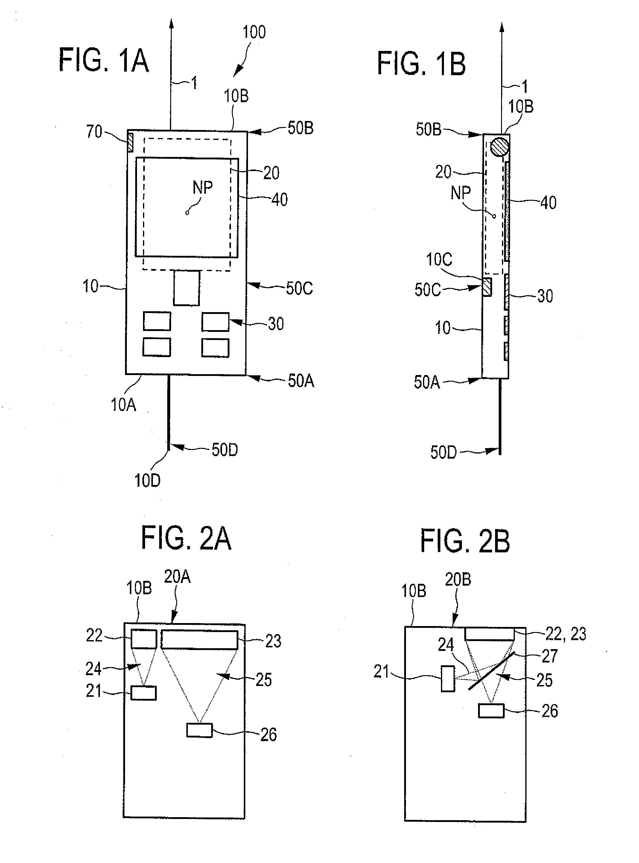 Measuring device for noncontact measurement of distances to a target object