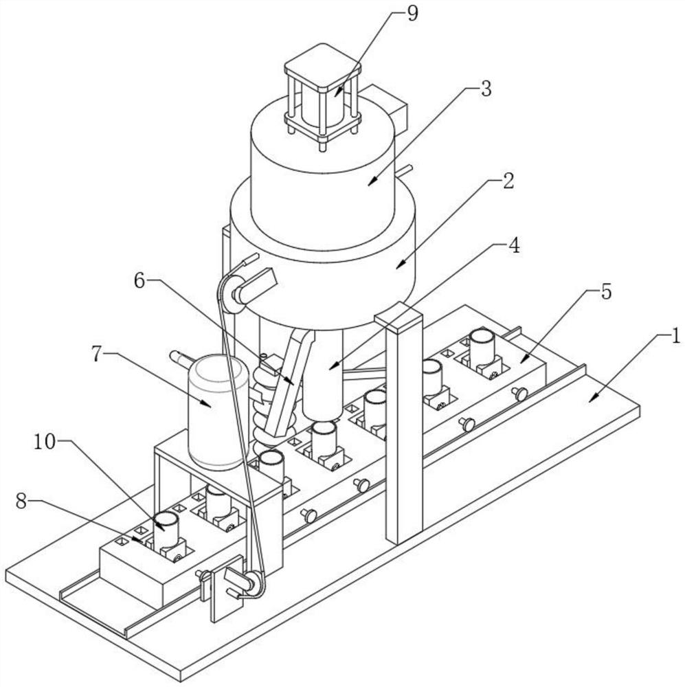 Equipment for detecting heavy metal ions in food