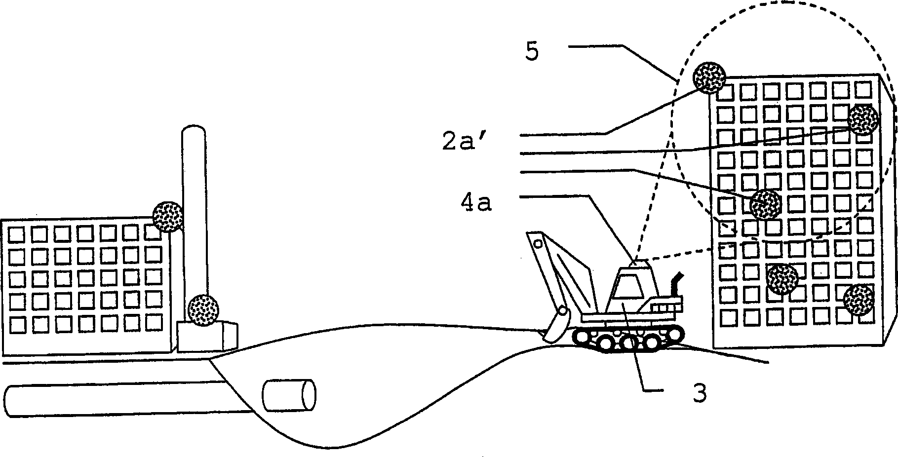 Method and system for determining the spatial position of a hand-held measuring appliance