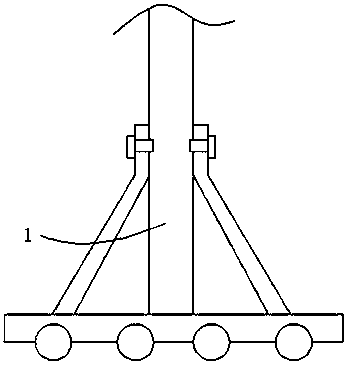 Lifting device for installing large-sized stamping die