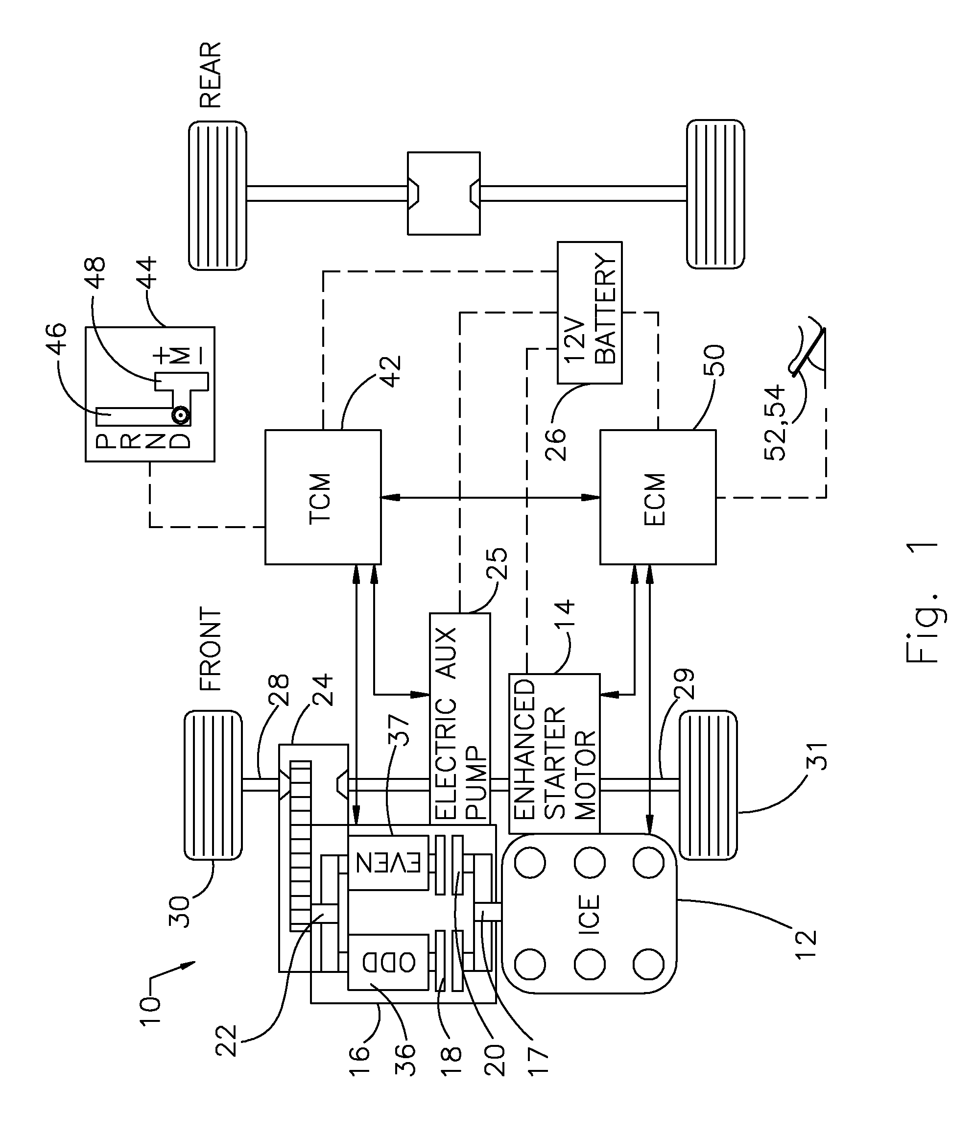 Transmission Engagement Control During an Engine Restart of a Hybrid Electric Vehicle