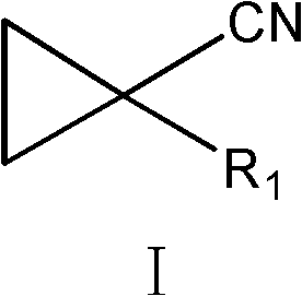 Preparation method of cyclopropyl fenpropathin derivative