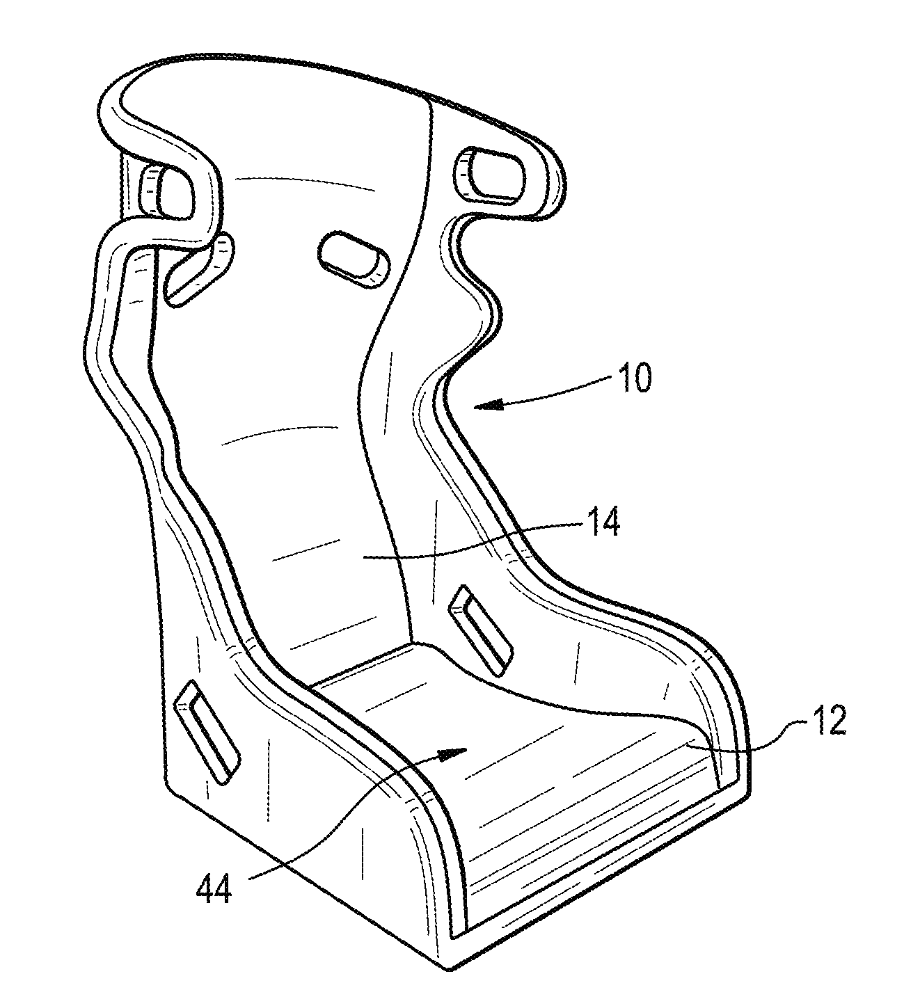 Seat for reducing the risk of spinal injuries