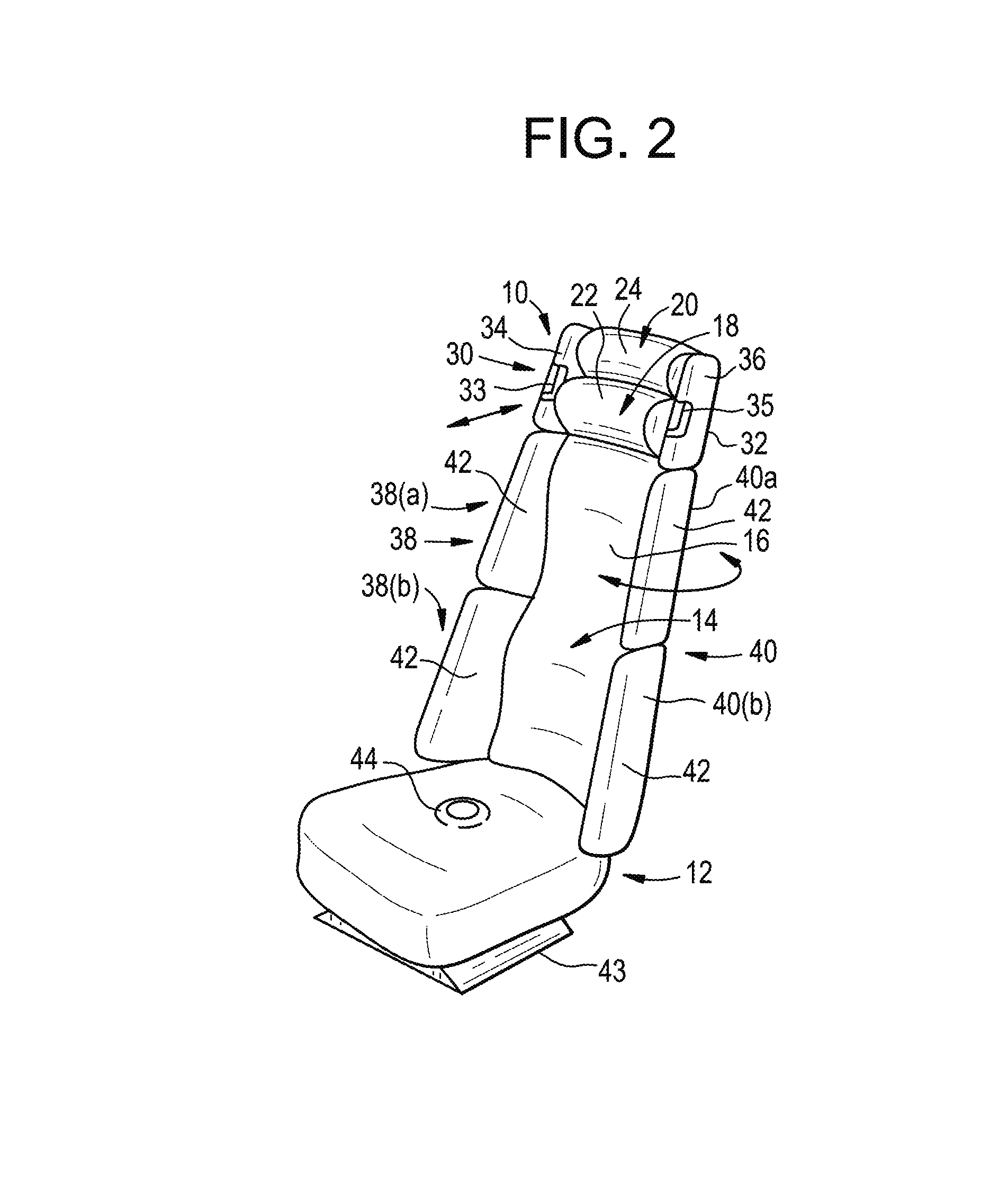 Seat for reducing the risk of spinal injuries