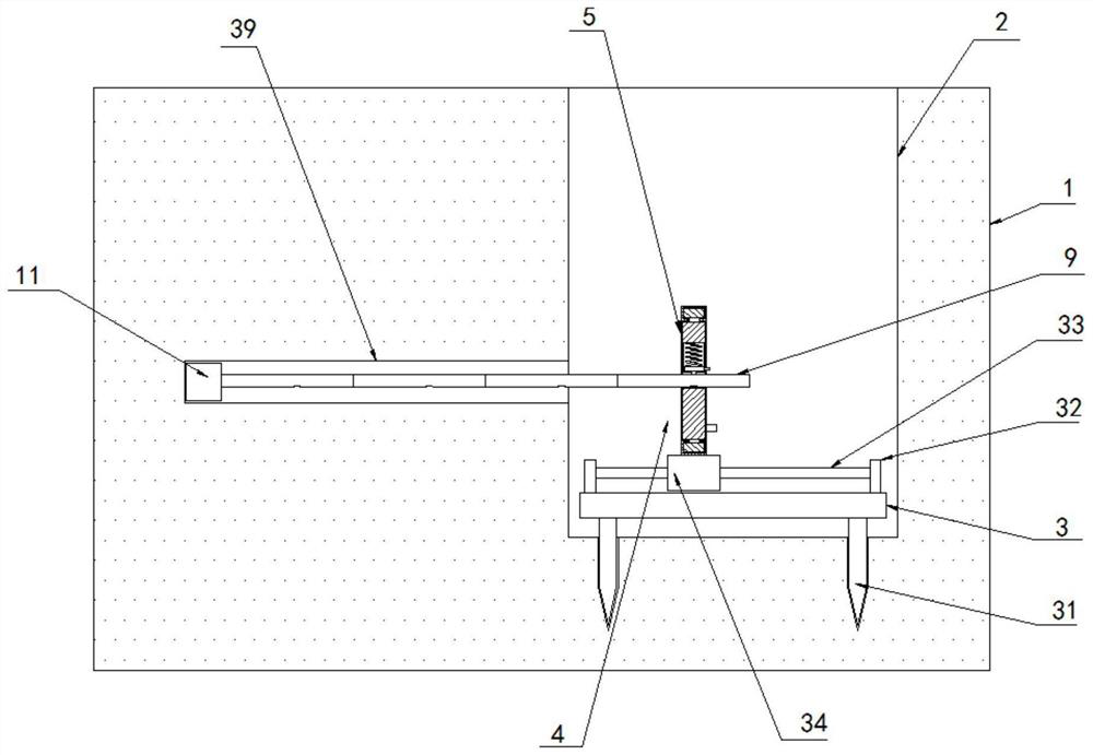 Asphalt pavement stress monitoring device