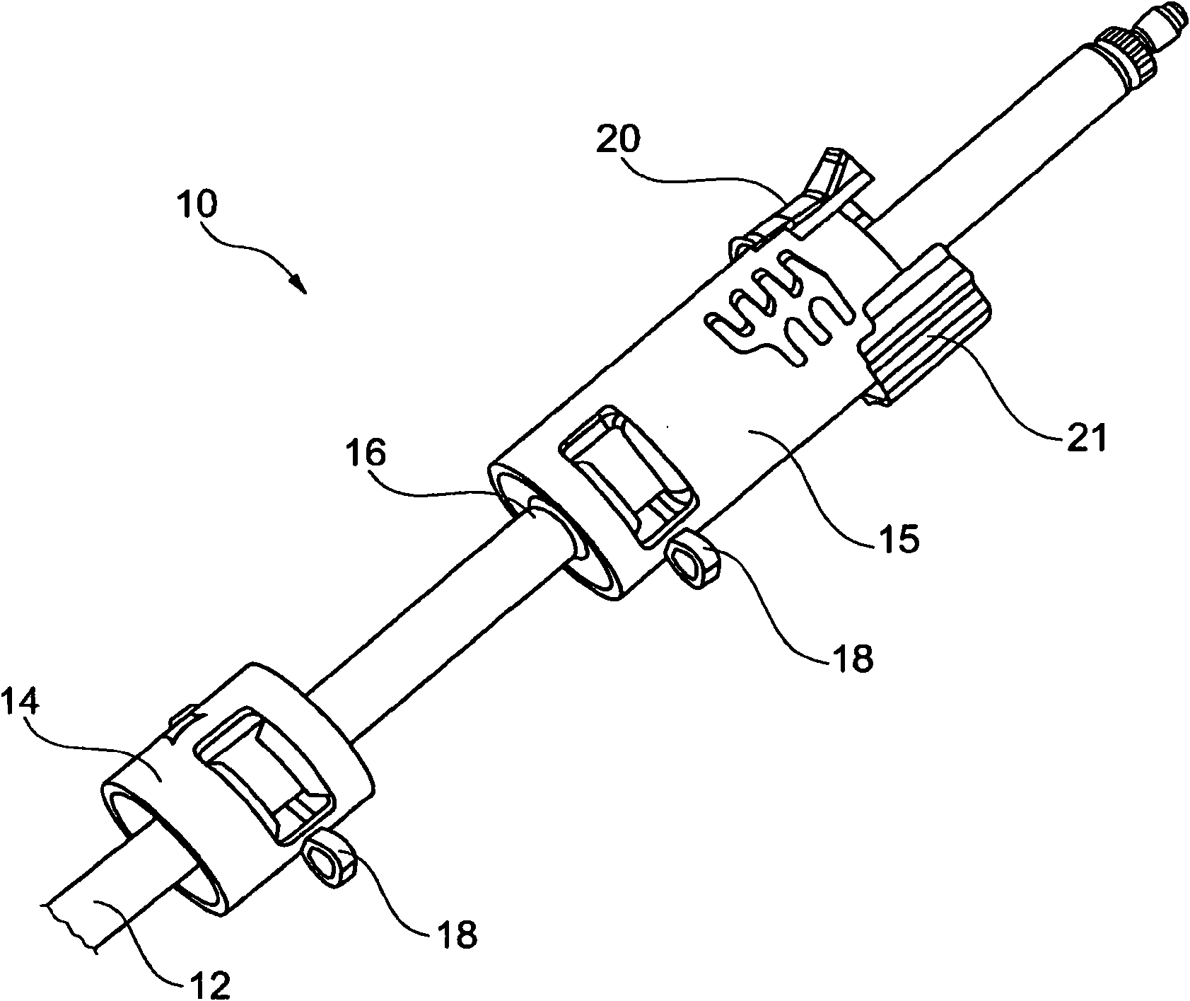 Shift arrangement for a motor vehicle variable speed gearbox