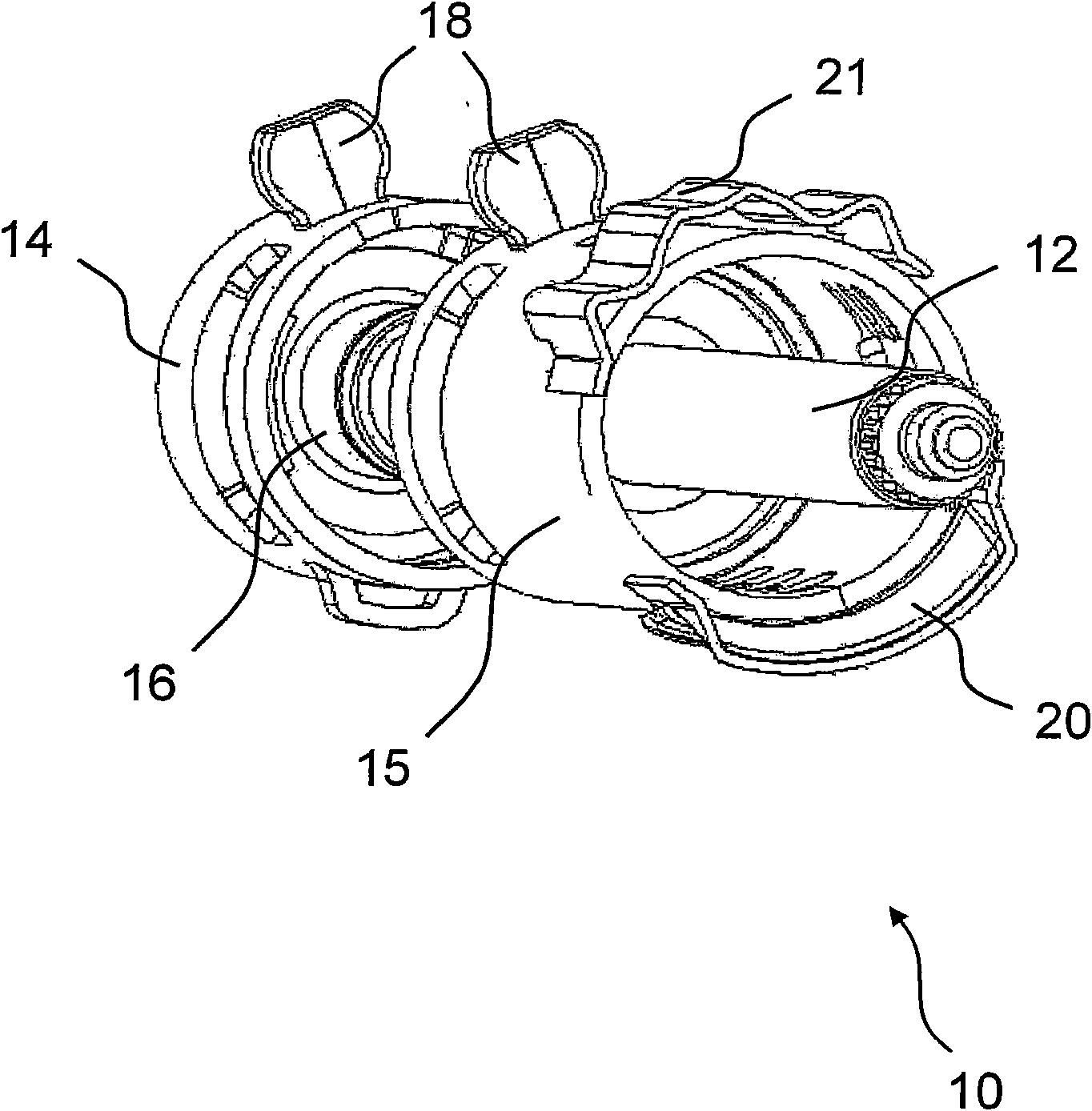 Shift arrangement for a motor vehicle variable speed gearbox