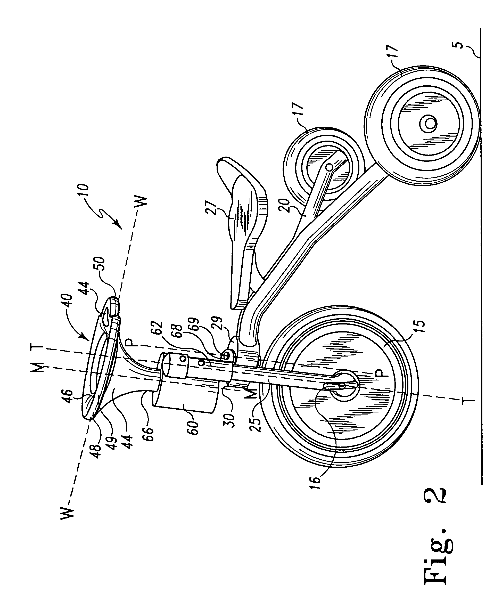 Tricycle and steering assembly