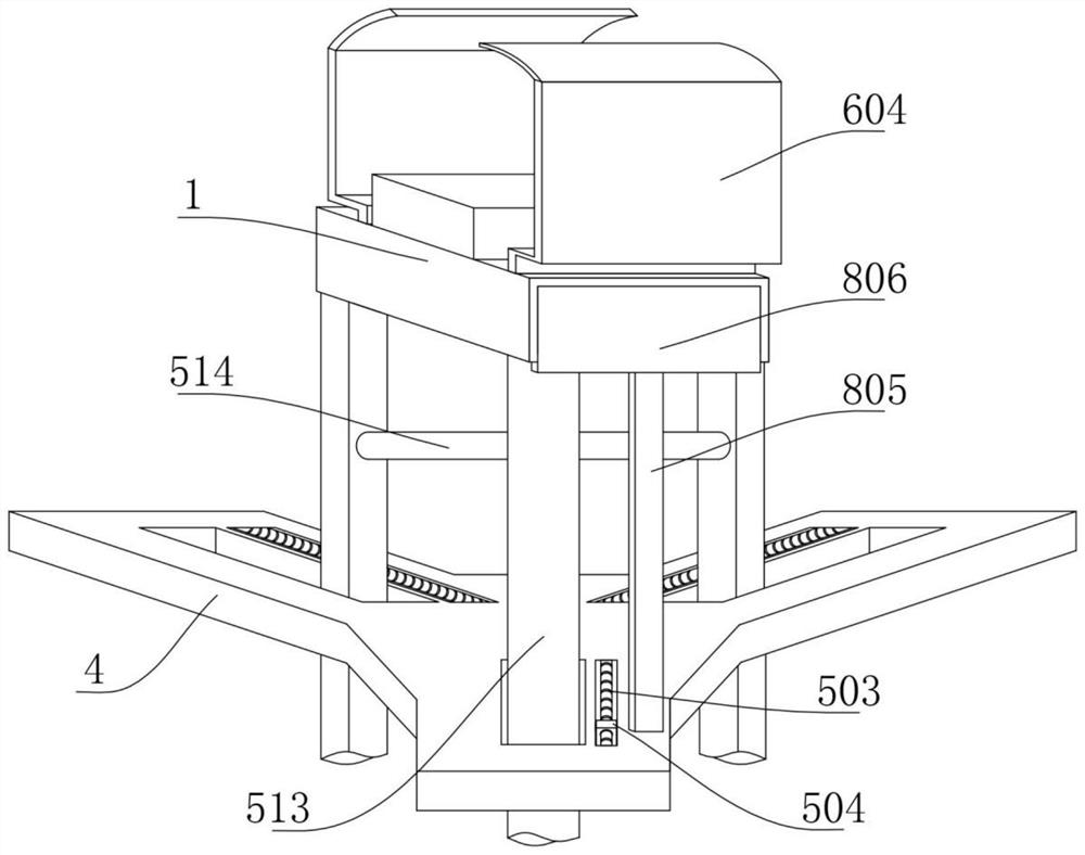 Auxiliary support of geodimeter for measuring distance