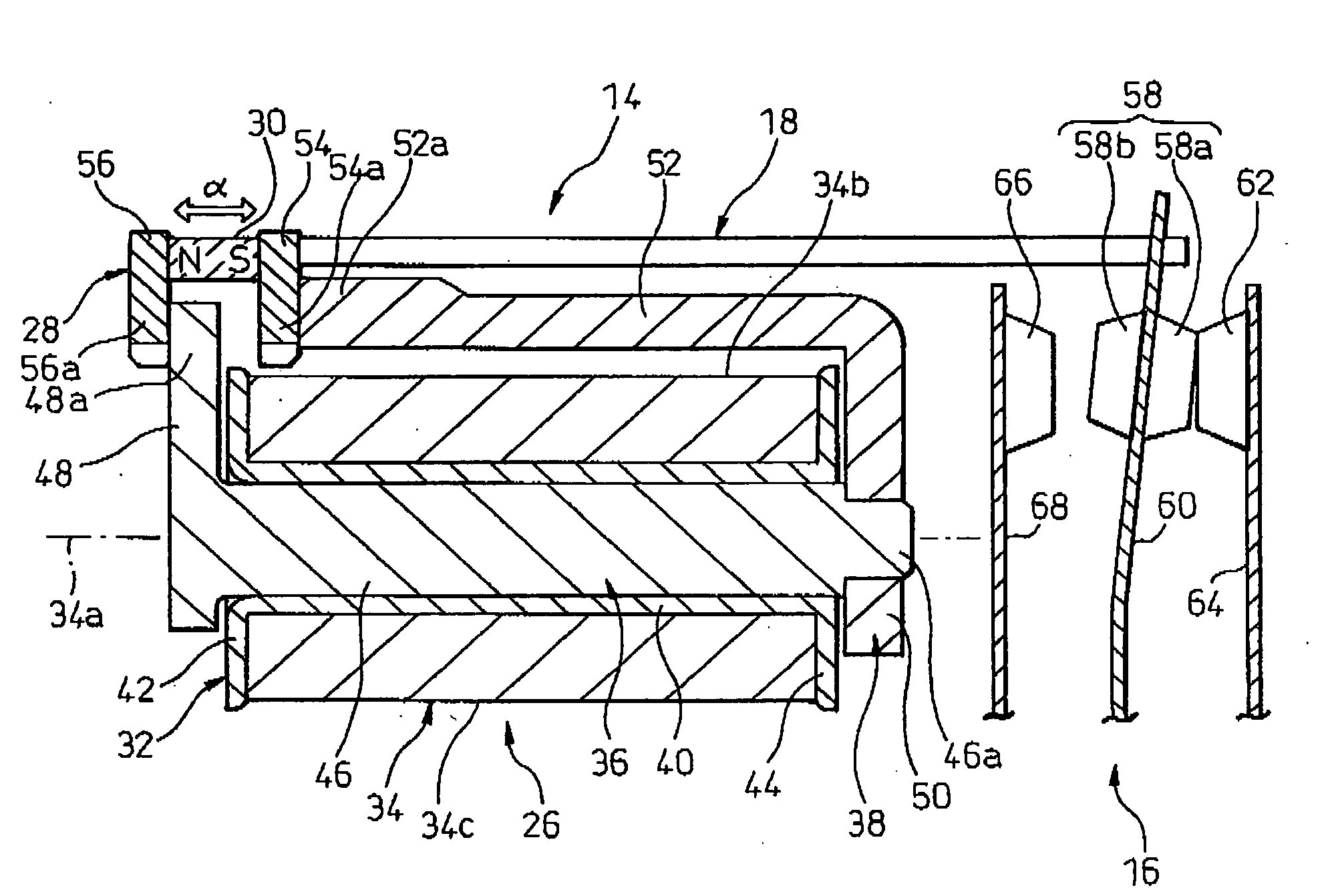 Polarized electromagnetic relay and coil assembly