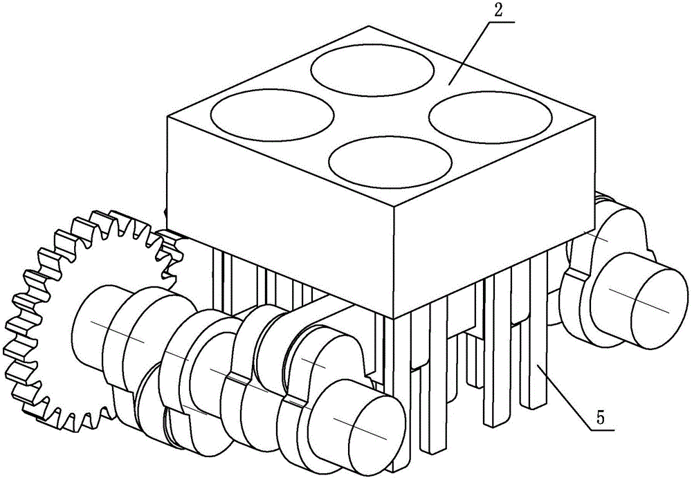 double crank engine