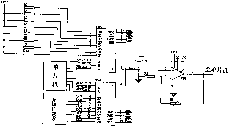 Solar automatic tracking circuit