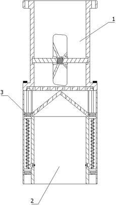 Filtering device for petroleum exploitation transportation pipeline