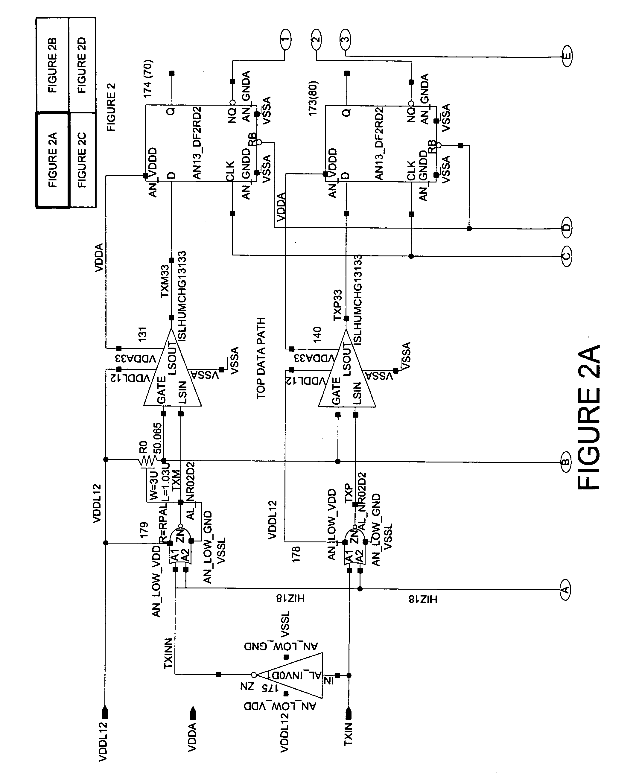 Differential current-mode driver with high common-mode range and controlled edge rates