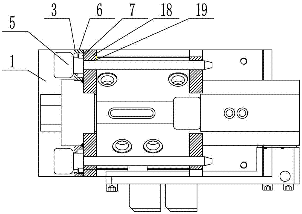 Turnable power head for drilling box and drilling machine