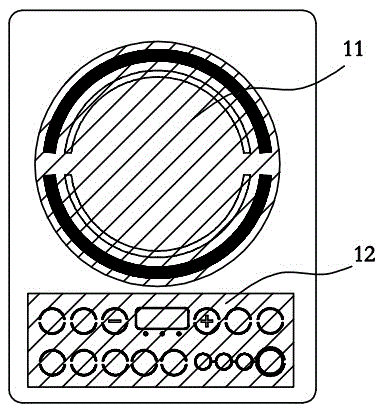 Induction cooker panel