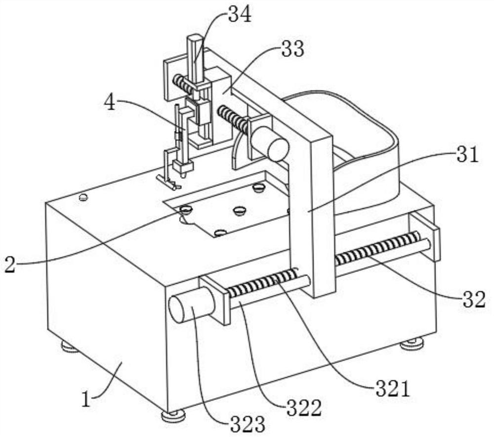 Excessive glue cleaning device for integrated circuit board processing