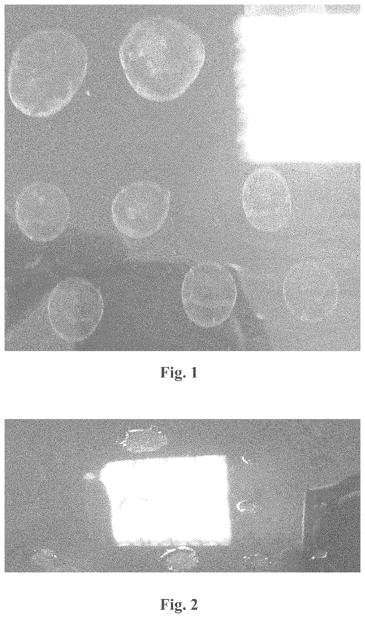 Method for preventing marks caused by drying and a vehicle washing system
