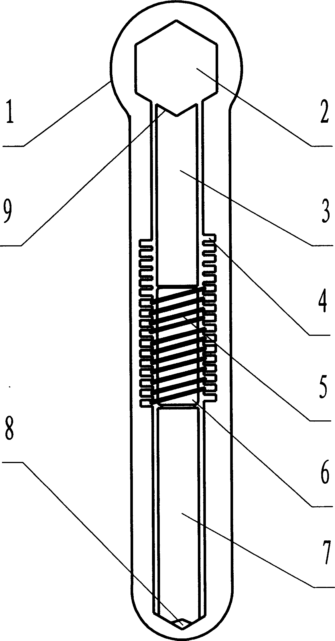 Double-jaw diagonal wrench