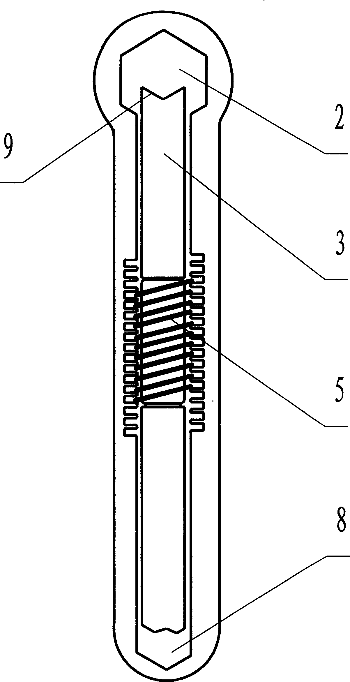 Double-jaw diagonal wrench