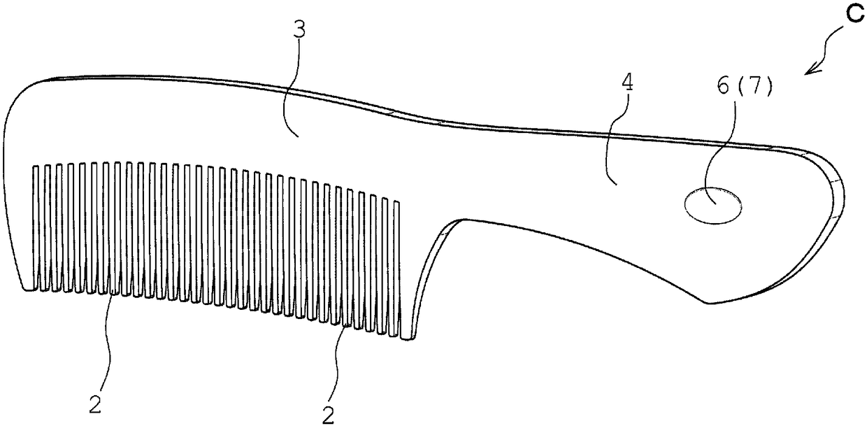 Method for producing comb