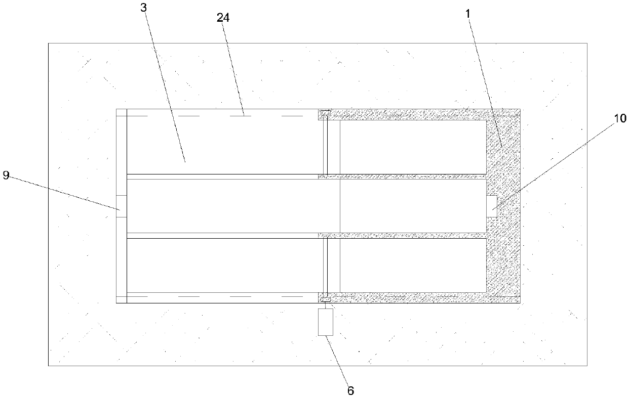 Automatically opened and closed rainwater grate