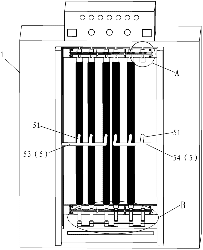 Full-automatic filter element flushing machine