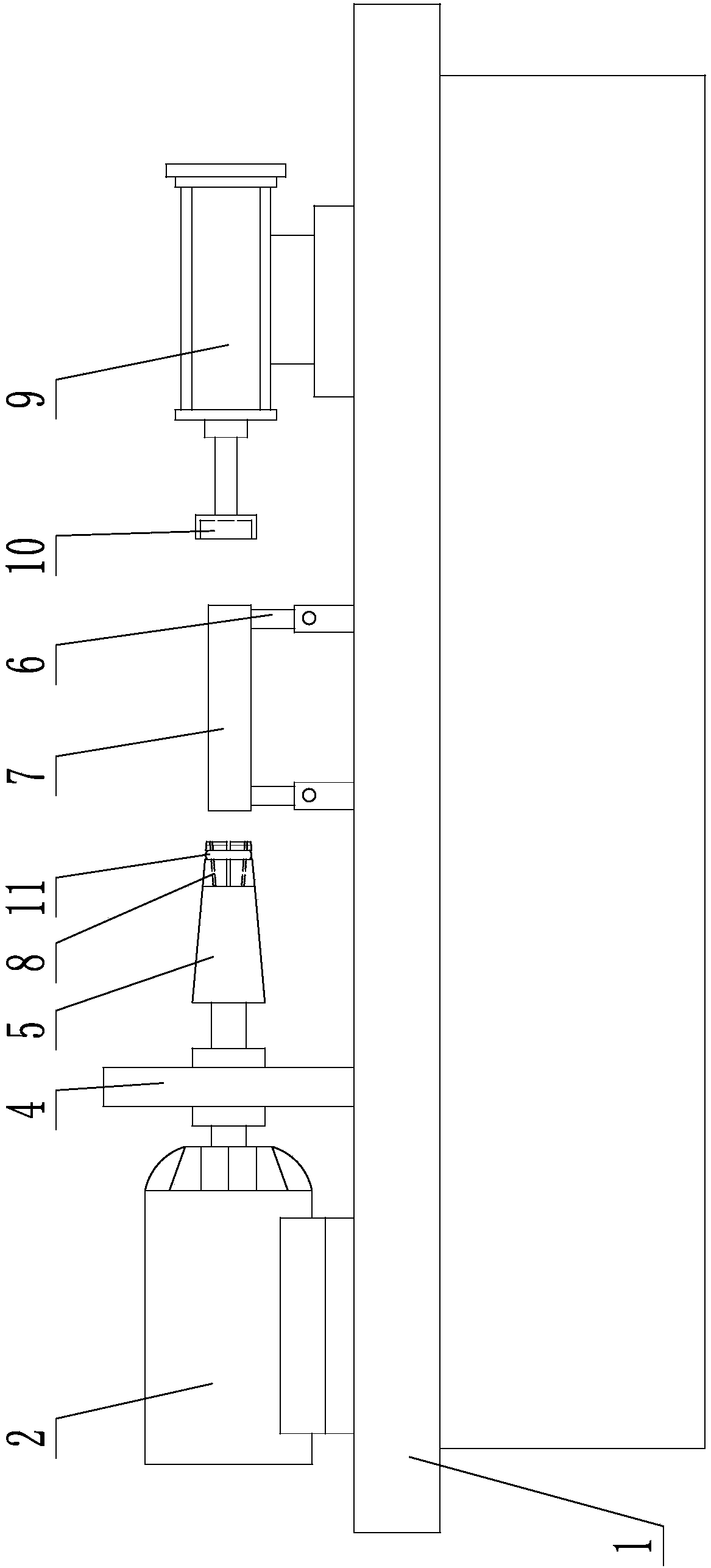 Shaft pipe outer wall polishing device