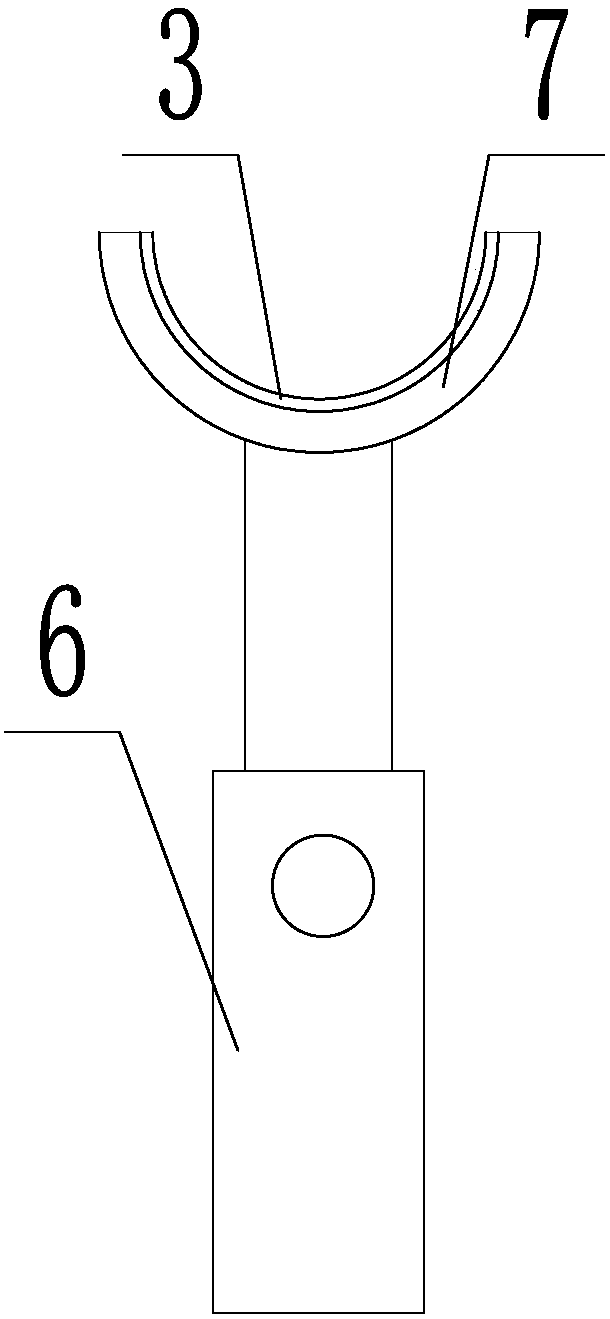 Shaft pipe outer wall polishing device