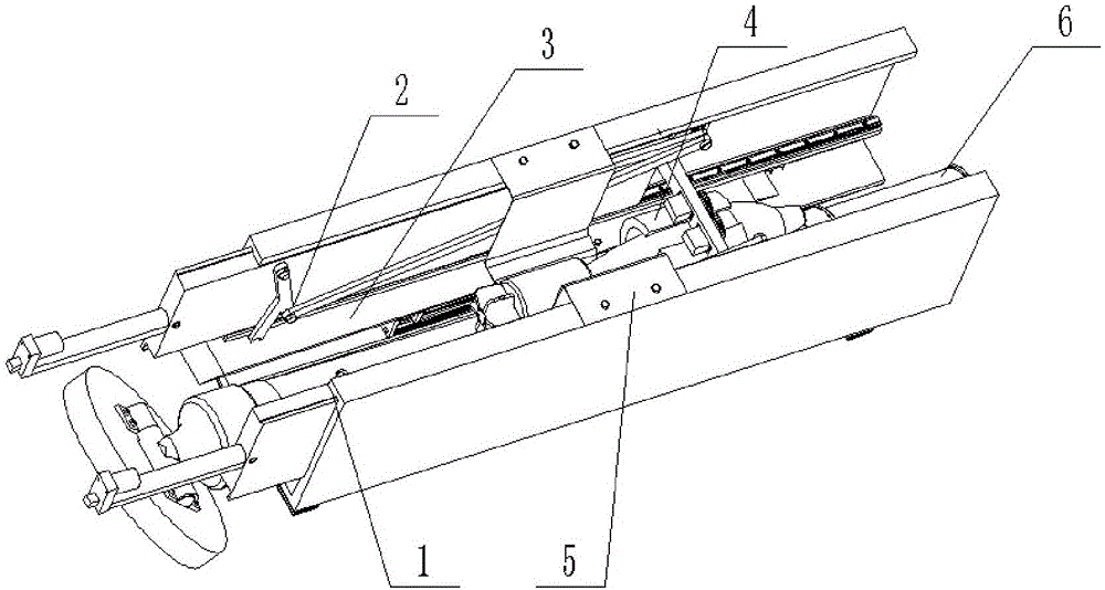 Automatic bullet conveying device for mortar