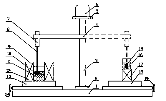 Preparation method of transmission electron microscope observation sample of magnetic liquid in magnetic field