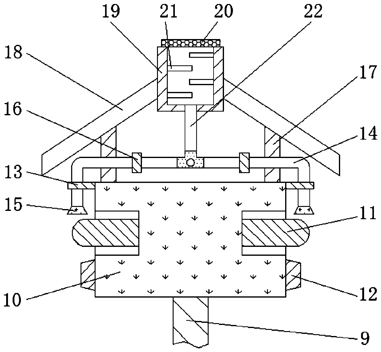 A farm monitoring device with insect-proof function