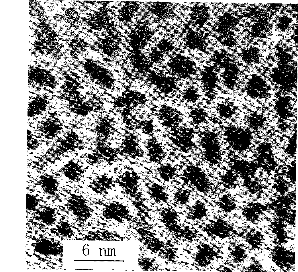 Method for preparing nano silicone based luminescence composite film