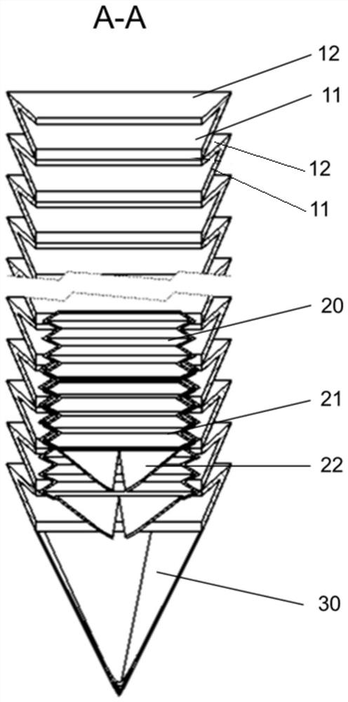 Bionic obstacle-avoidance large-depth interstellar sampler and sampling method