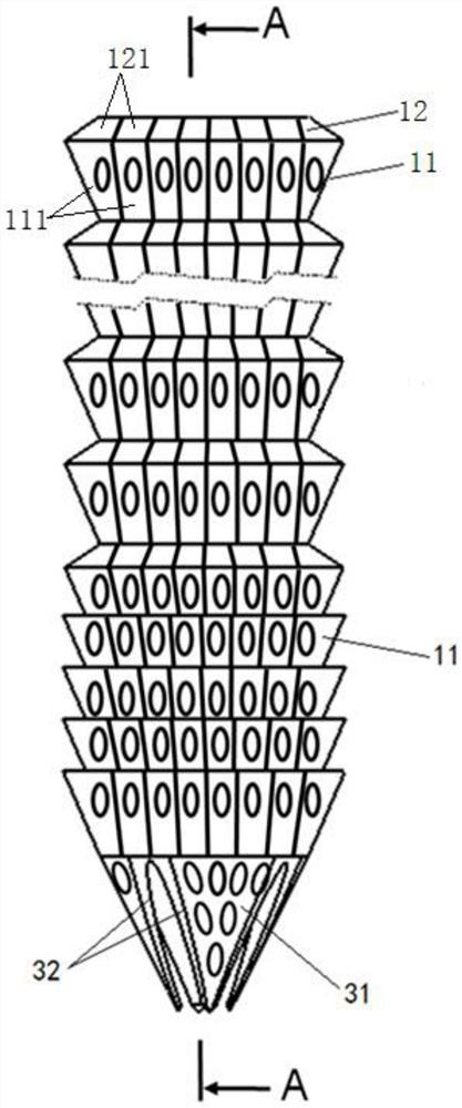 Bionic obstacle-avoidance large-depth interstellar sampler and sampling method