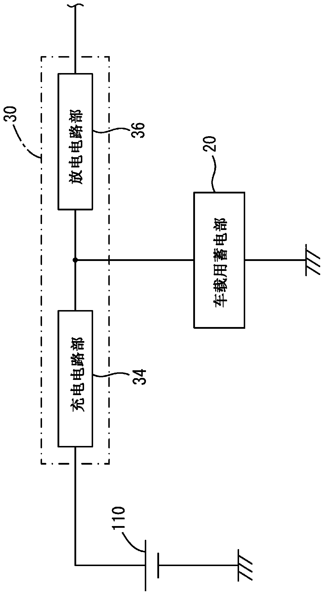 Balancing control device and in-vehicle power supply device