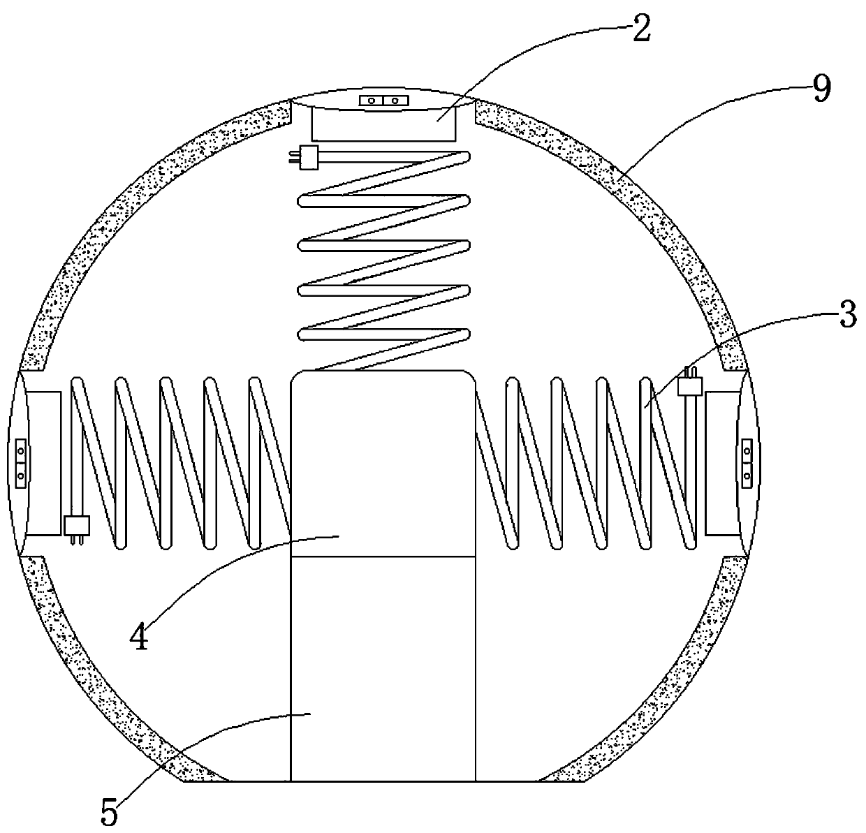 Portable ultrasonic low-and-intermediate-frequency conductivity therapeutic instrument